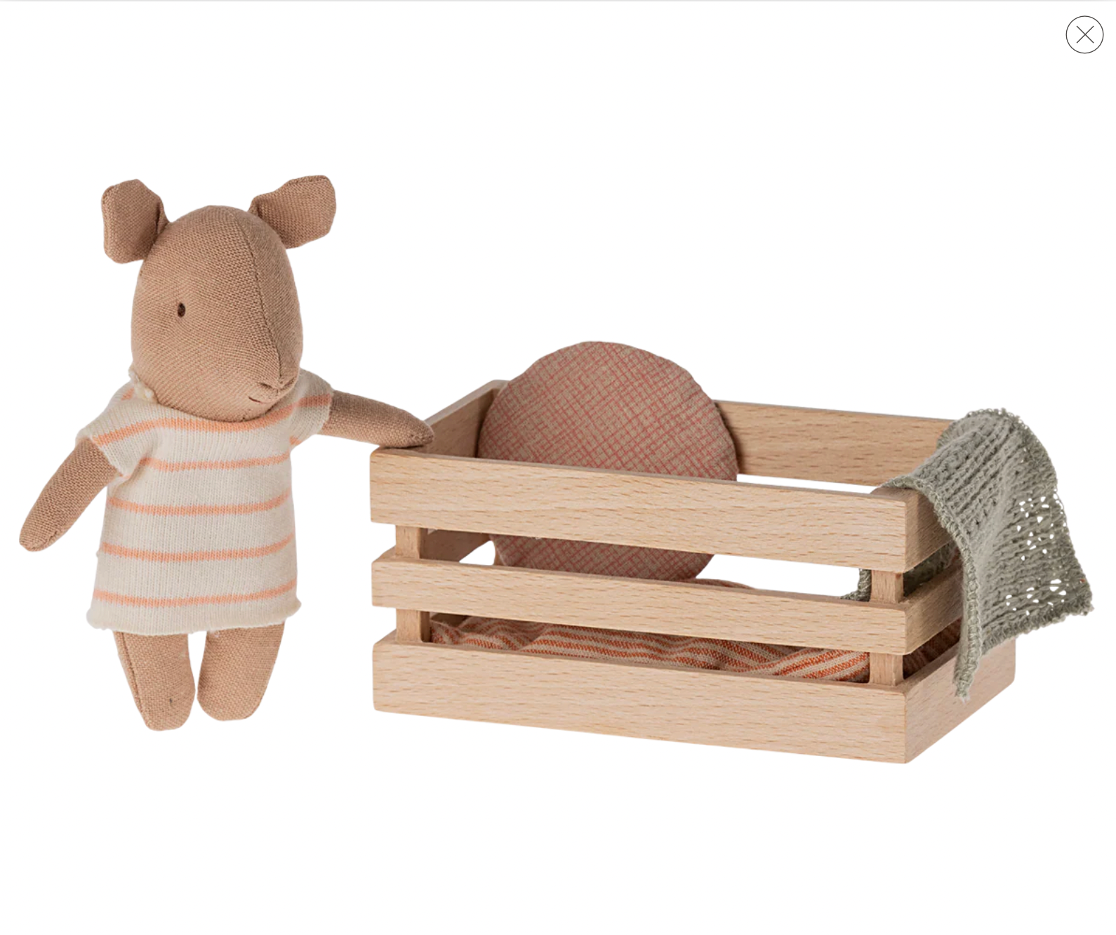 Pig in Box, Baby - Girl, Maileg
