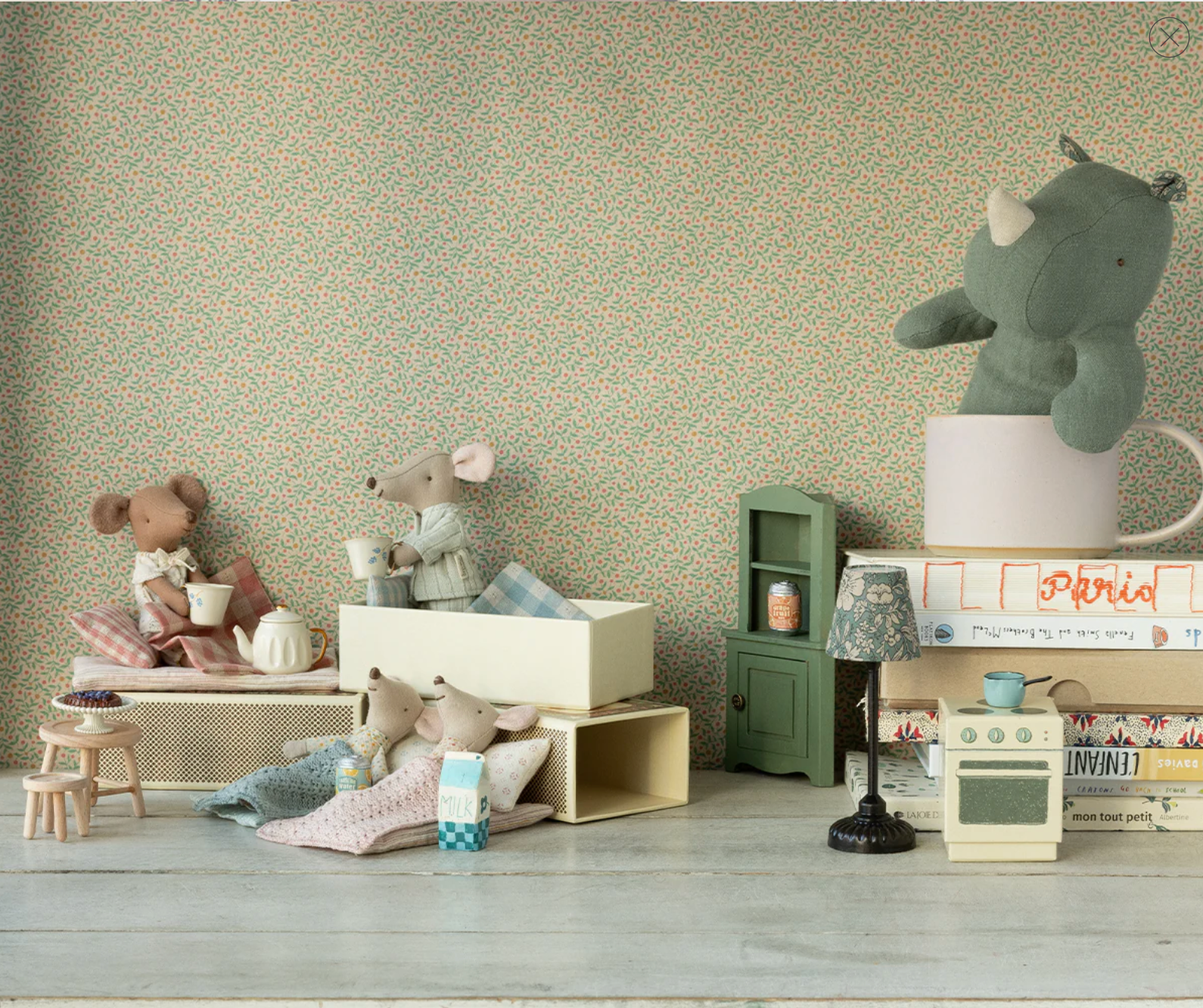 Big Sister Mouse in Box - Pyjamas, Maileg