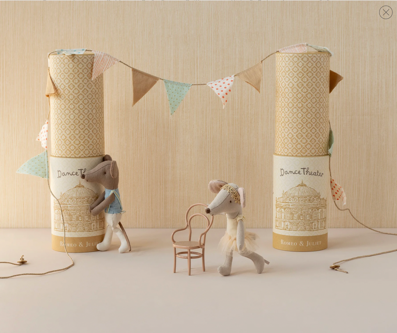 Ballet dancer mouse, Big sister, Maileg