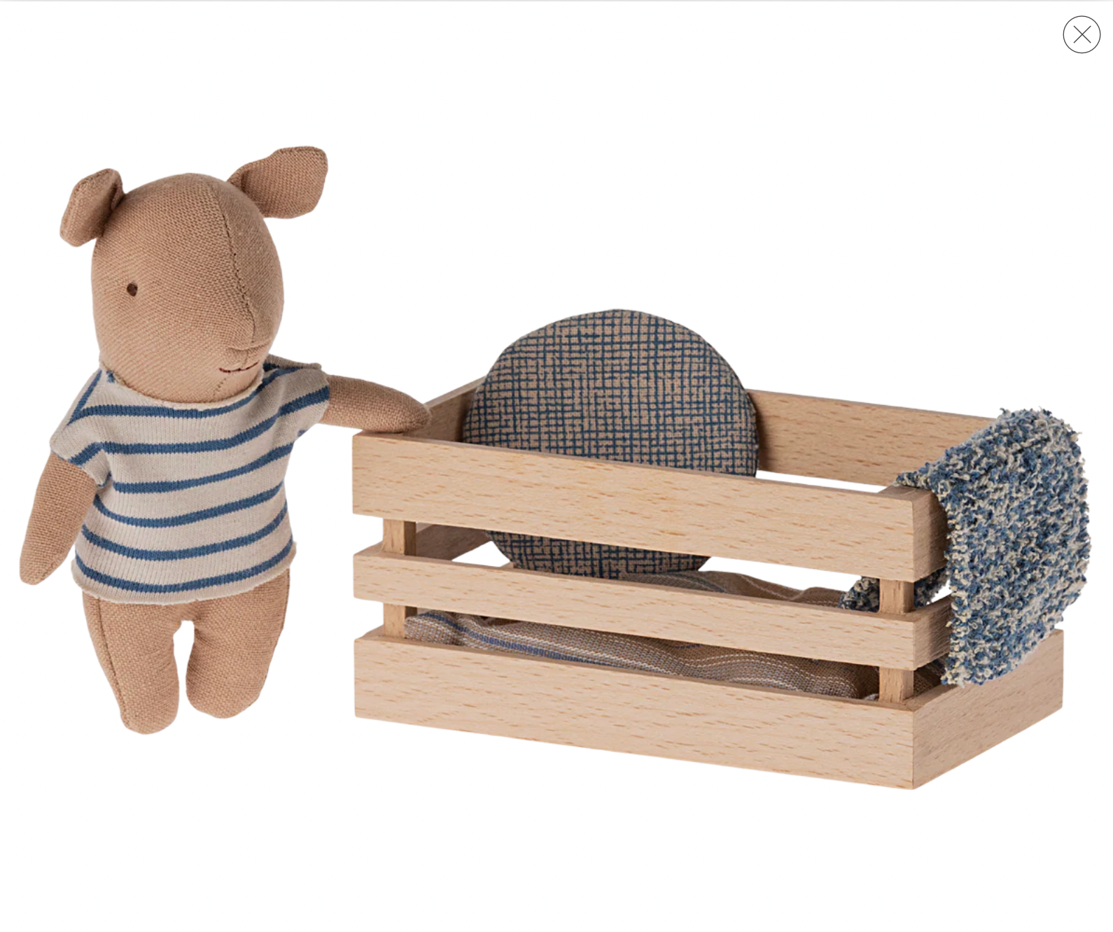 Pig in Box, Baby - Boy, Maileg