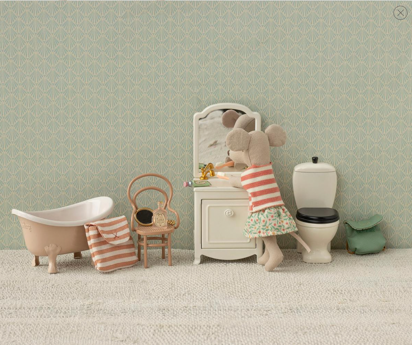 Vintage chair, Mouse - Dark powder