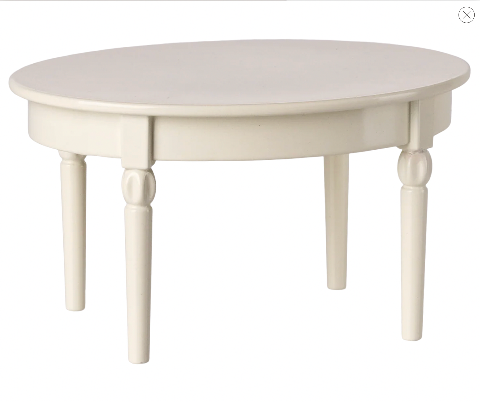 Vintage dining table, Mouse - Off white, Maileg