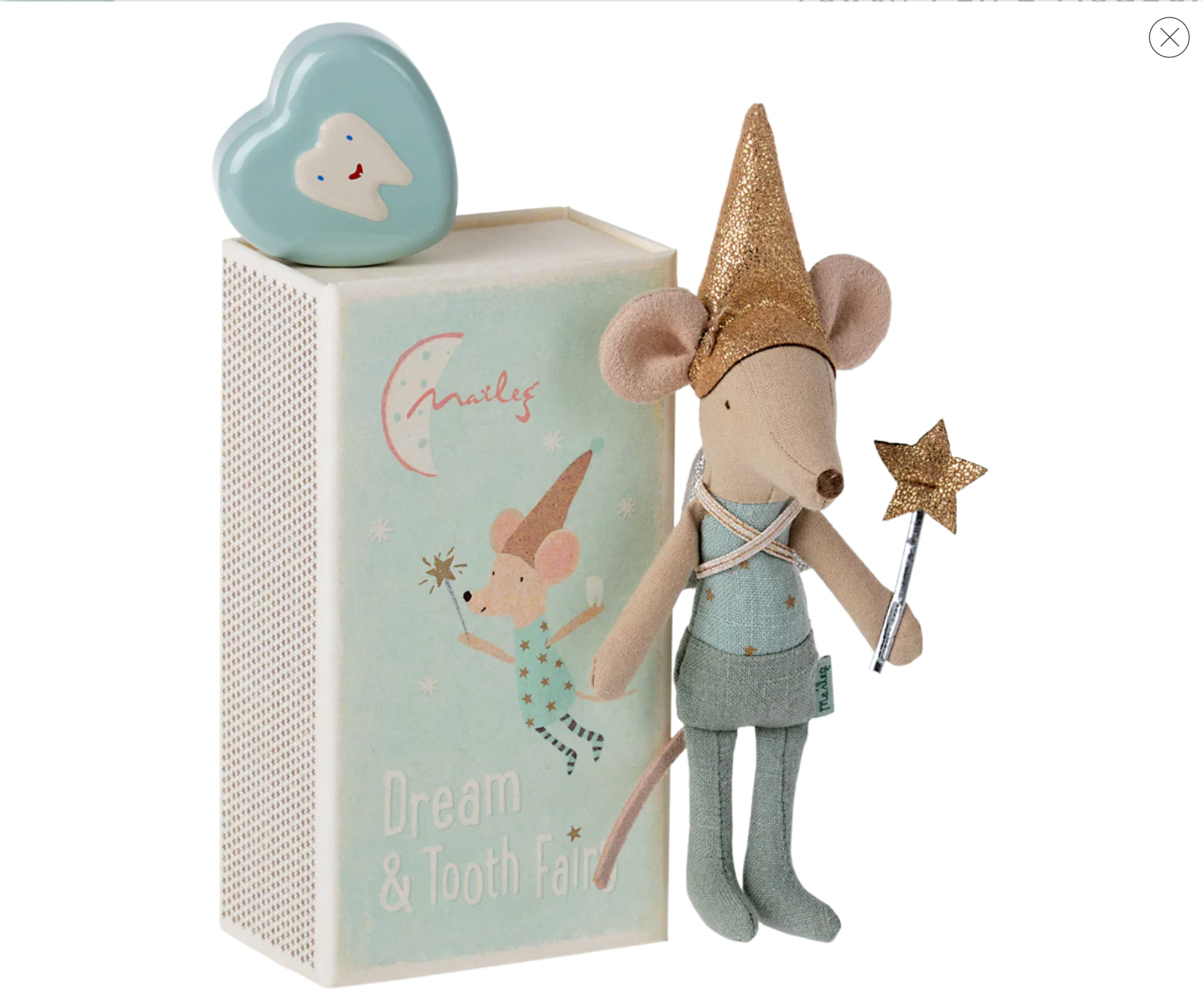 Tooth Fairy Mouse, Blue Maileg