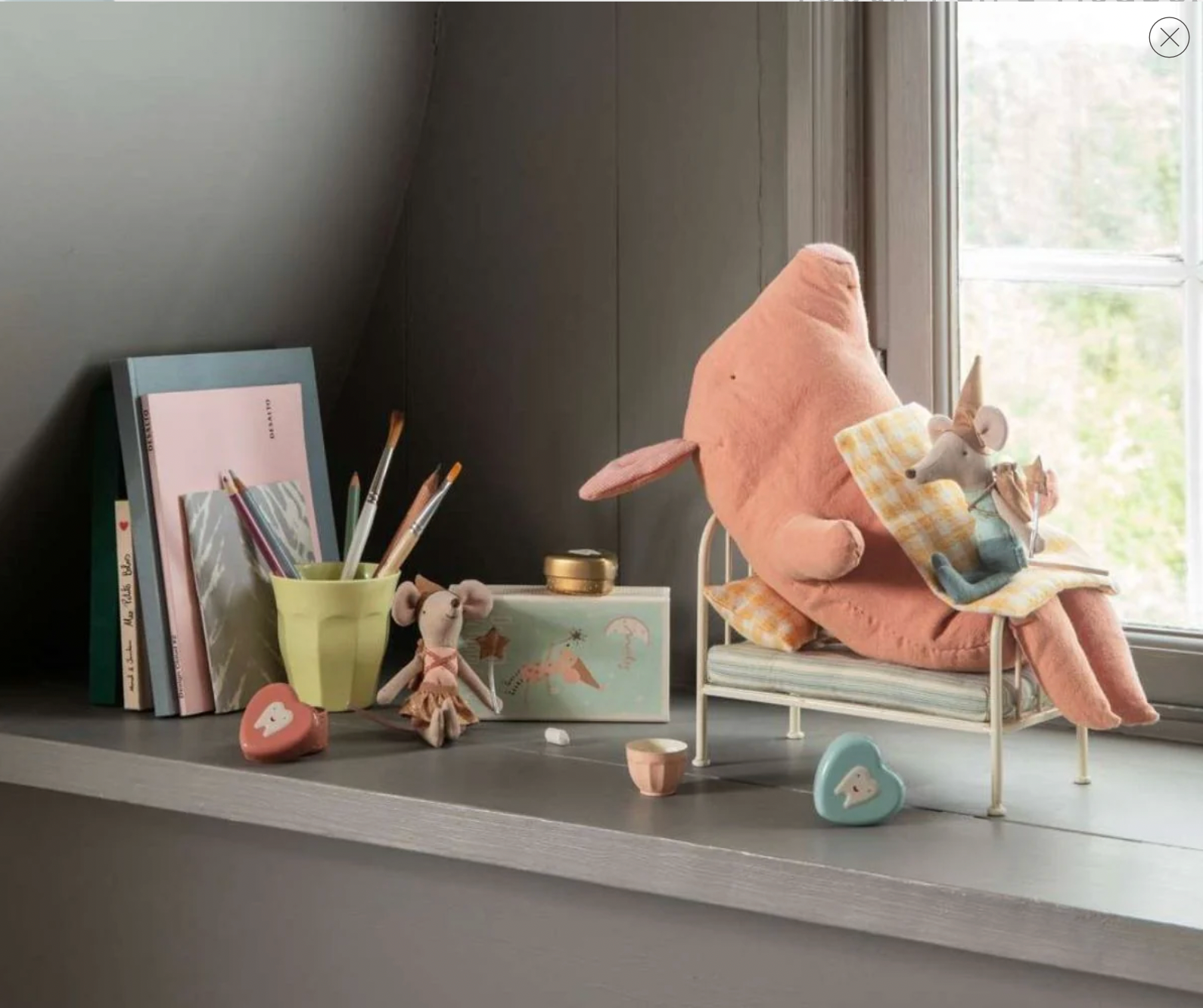 Tooth Fairy Mouse, Blue Maileg