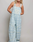 Sadie Blue Plaid Overalls