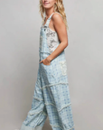 Sadie Blue Plaid Overalls