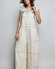 Billie Casual Straight Leg Overalls