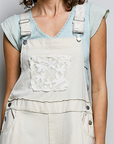 Billie Casual Straight Leg Overalls
