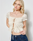 Maddox Eyelet Top