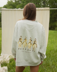 Cowtown Cowboys Mockneck X Emma Katherine Art (Front + Back)