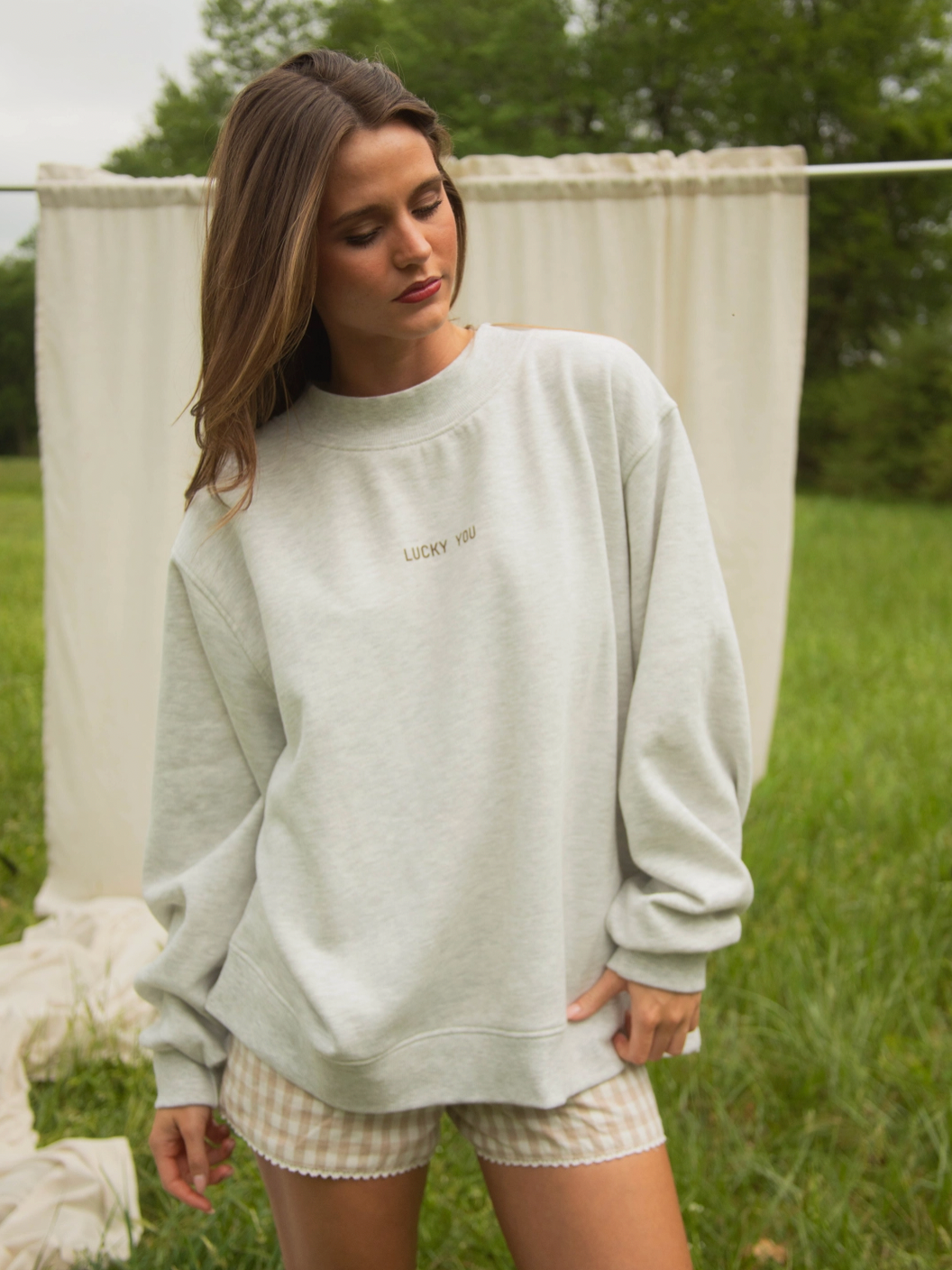 Cowtown Cowboys Mockneck X Emma Katherine Art (Front + Back)