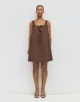 The Gabby Dress | Plaid Babydoll Mini Dress