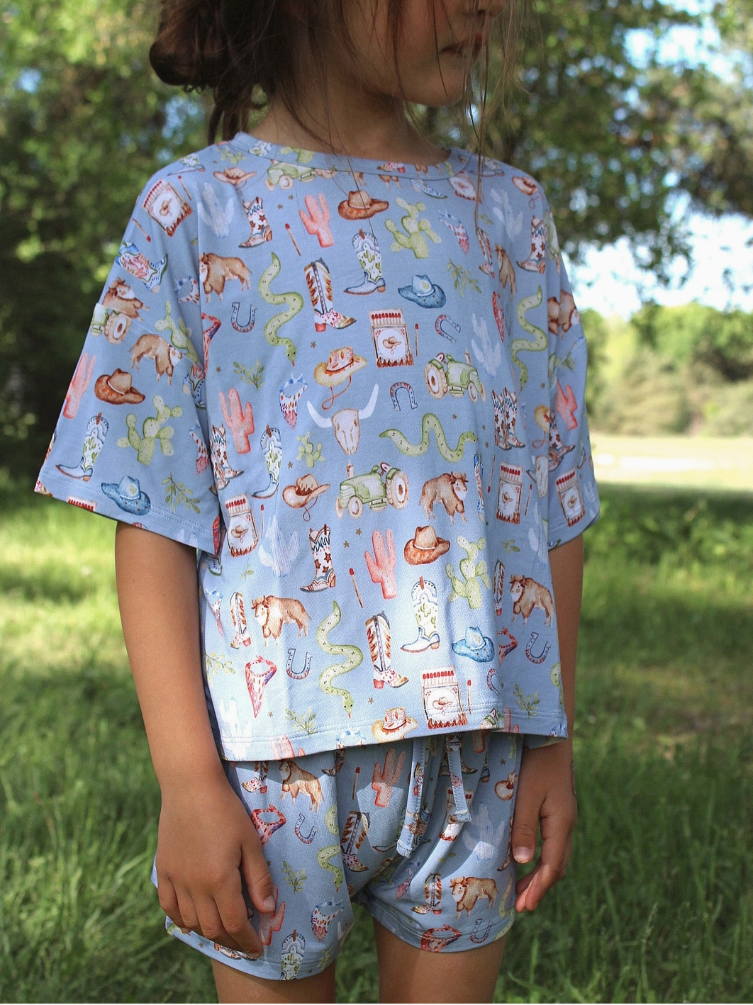 Country Summer Oversized Bamboo Summer Set