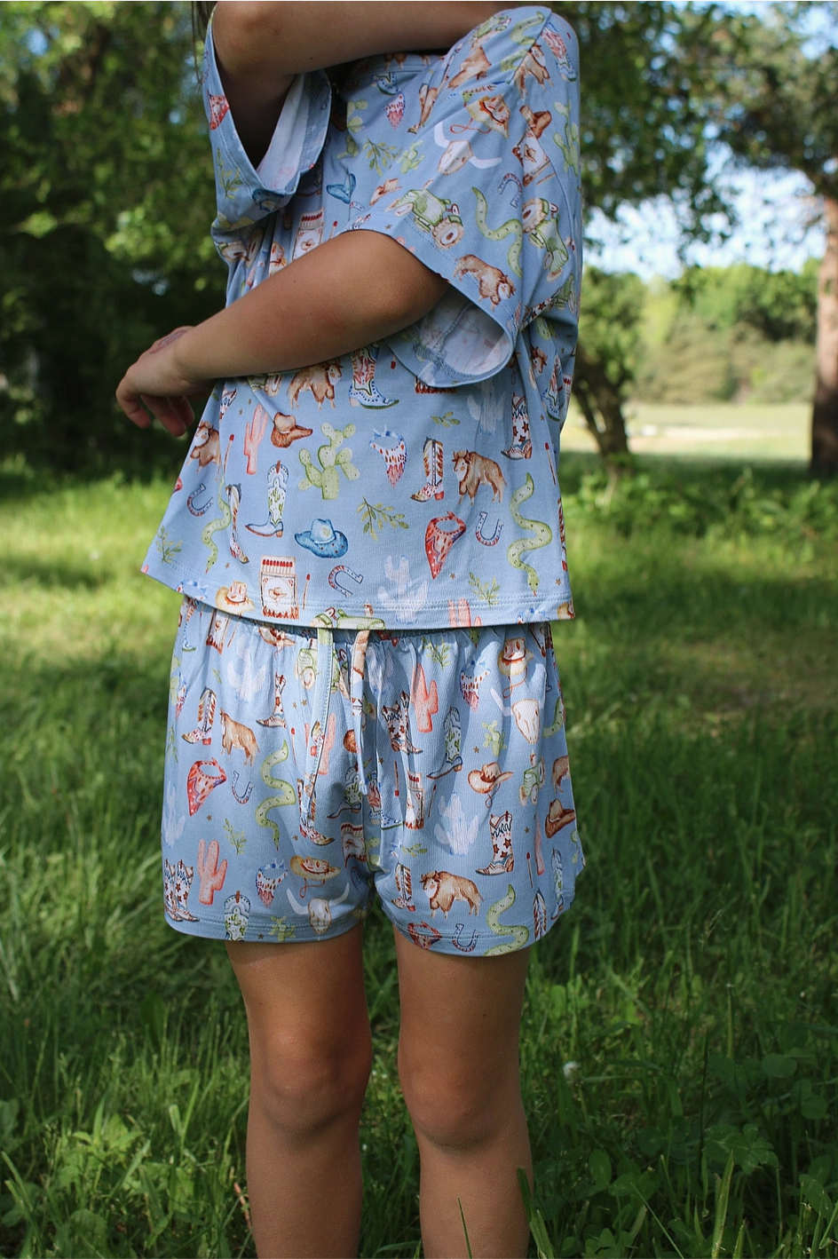 Country Summer Oversized Bamboo Summer Set
