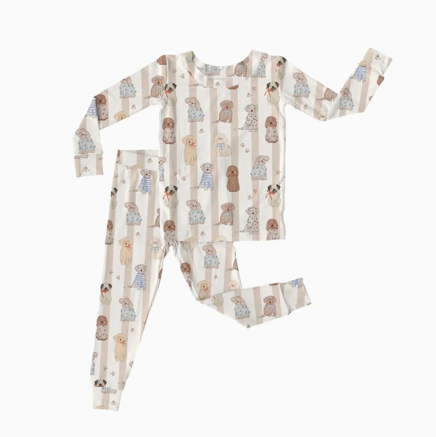Laney Baby : Furrever Friends Long Sleeve Set