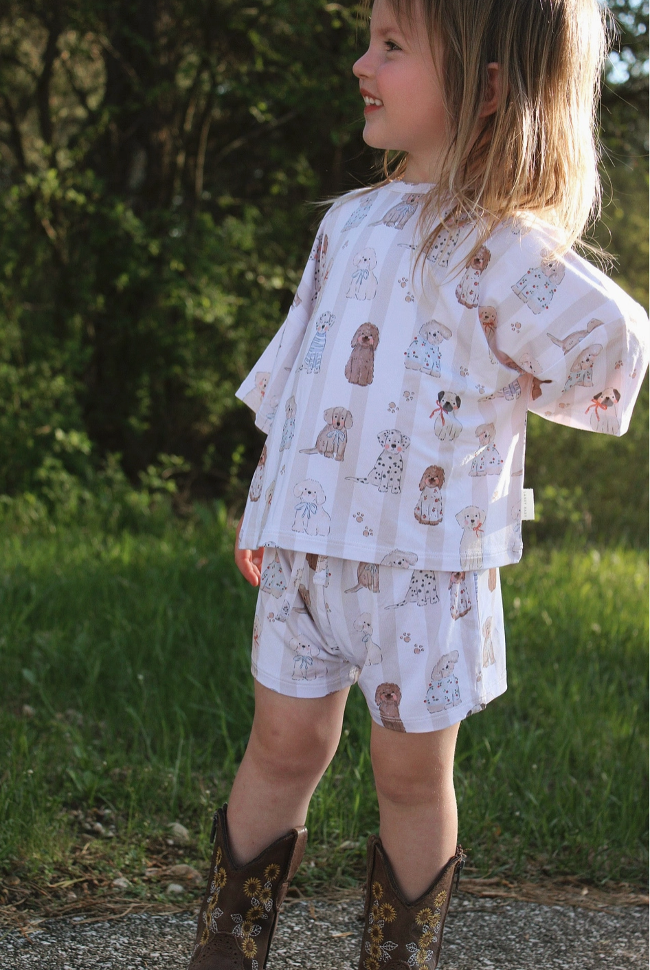 Laney Baby : Furrever Friends Oversized Summer Set