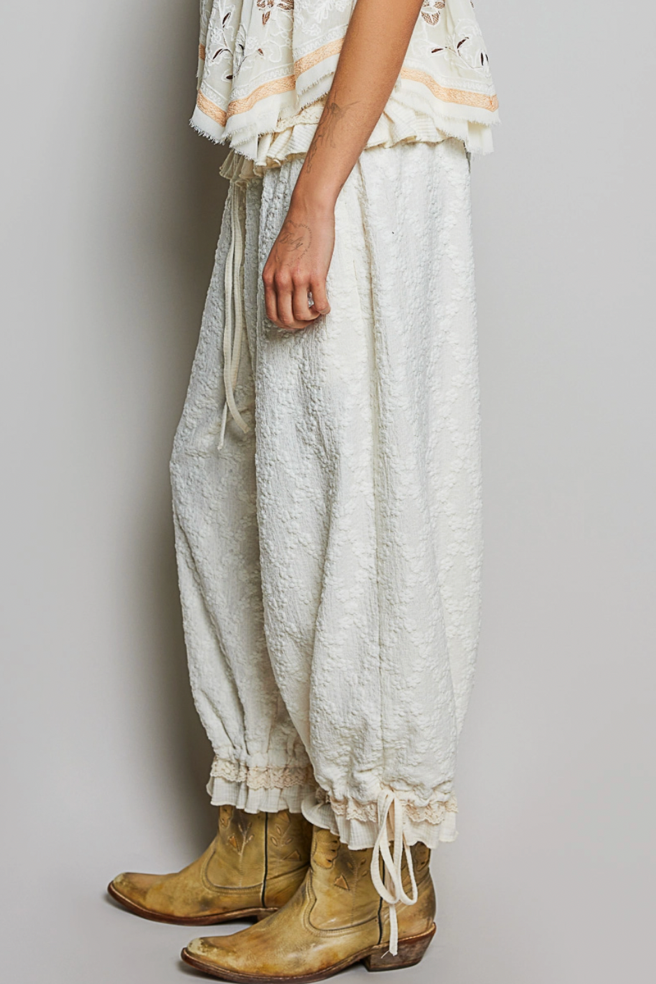 Jesse Lace Ruffle Pants