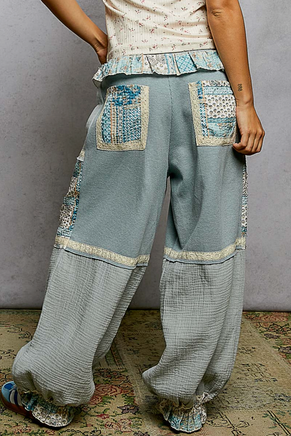 Esme Floral  Knit Pants