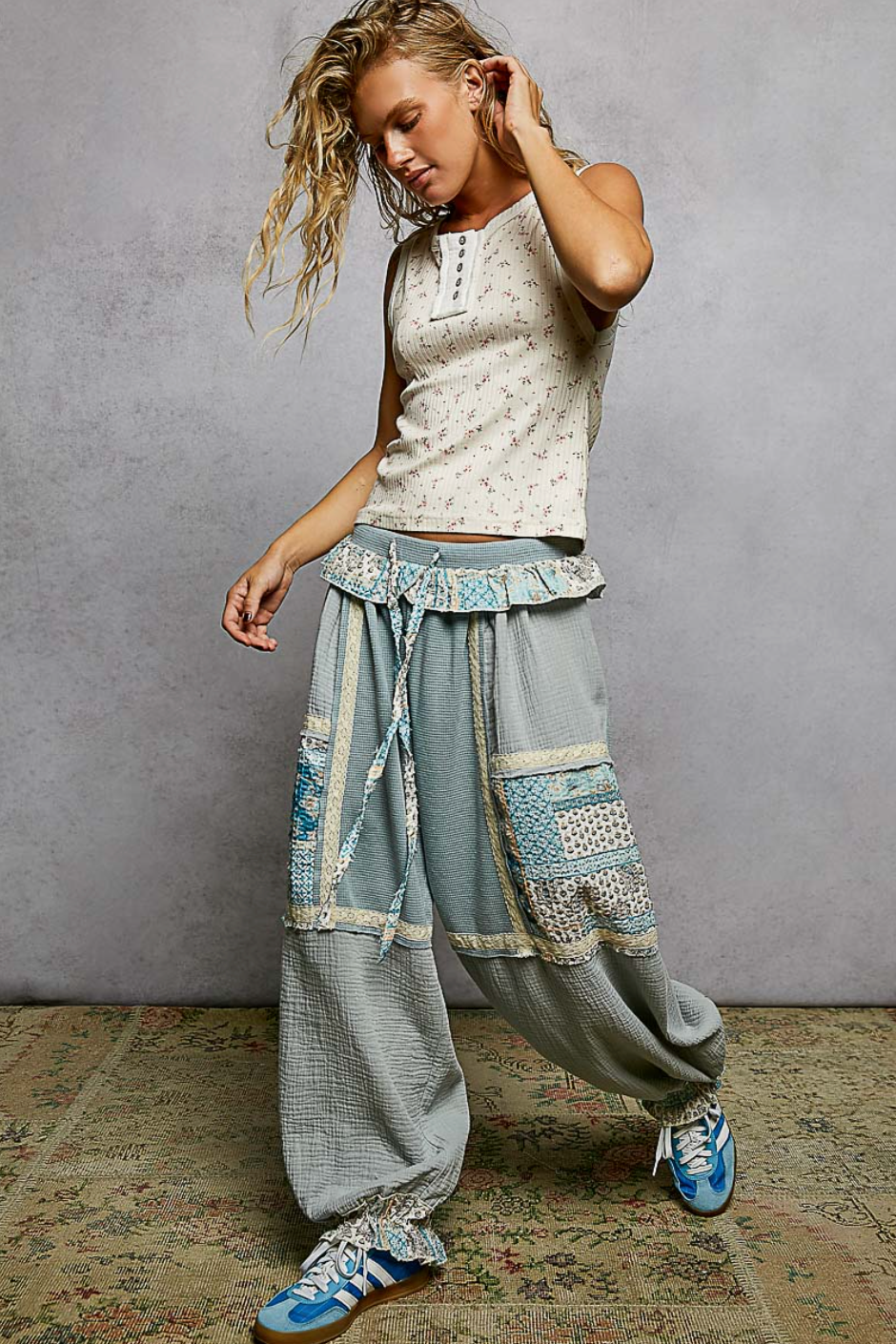 Esme Floral  Knit Pants