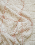 New Grain : layered gauze blanket - petal
