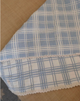New Grain french plaid quilt - powder