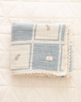 New Grain :  patchwork blanket - spring bloom