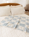 New Grain :  patchwork blanket - spring bloom