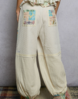 Zayda Ruffle Knit Jogger Pants