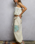 Zayda Ruffle Knit Jogger Pants