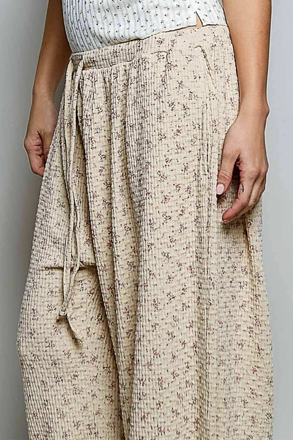 Maggie Textured Knit Balloon Jogger Pants