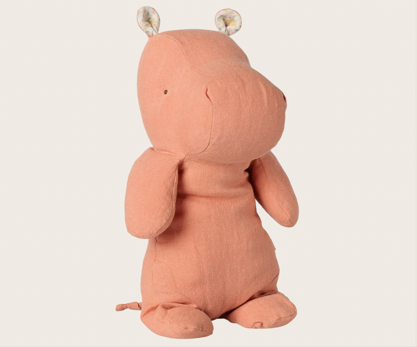 PRE ORDER Safari friends, Hippo, Medium - Dusty coral Maileg