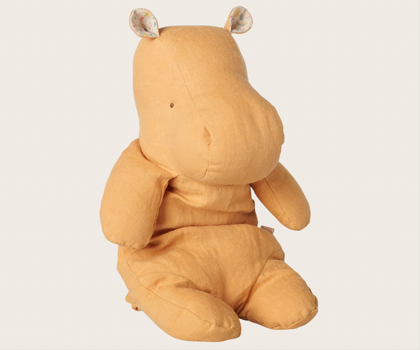 PRE ORDER Safari friends, Hippo, Medium - Vintage yellow Maileg