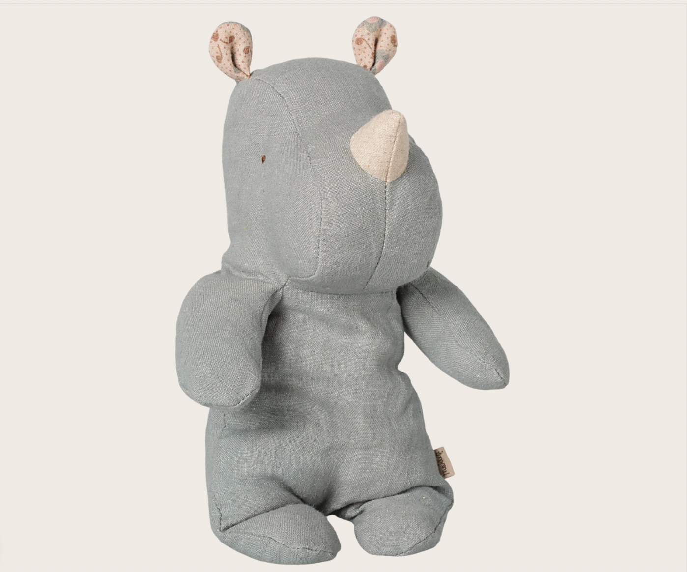 PRE ORDER Safari friends, Rhino, Small - Vintage blue Maileg
