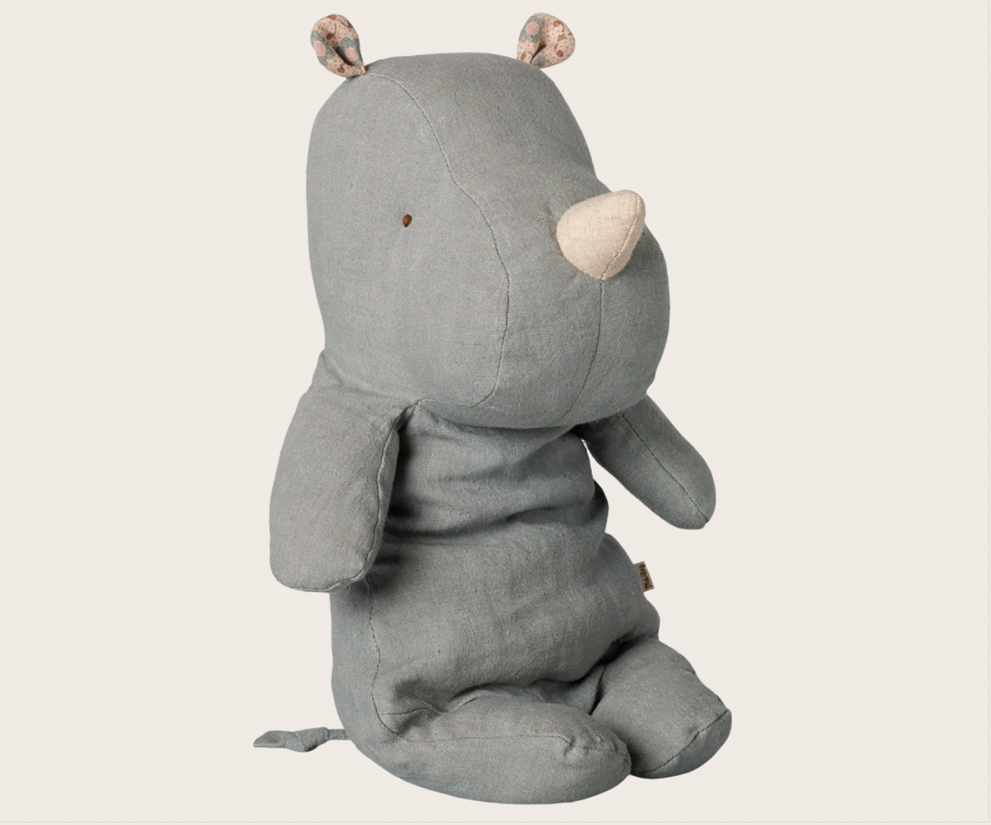 PRE ORDER Safari friends, Rhino, Medium - Vintage blue Maileg