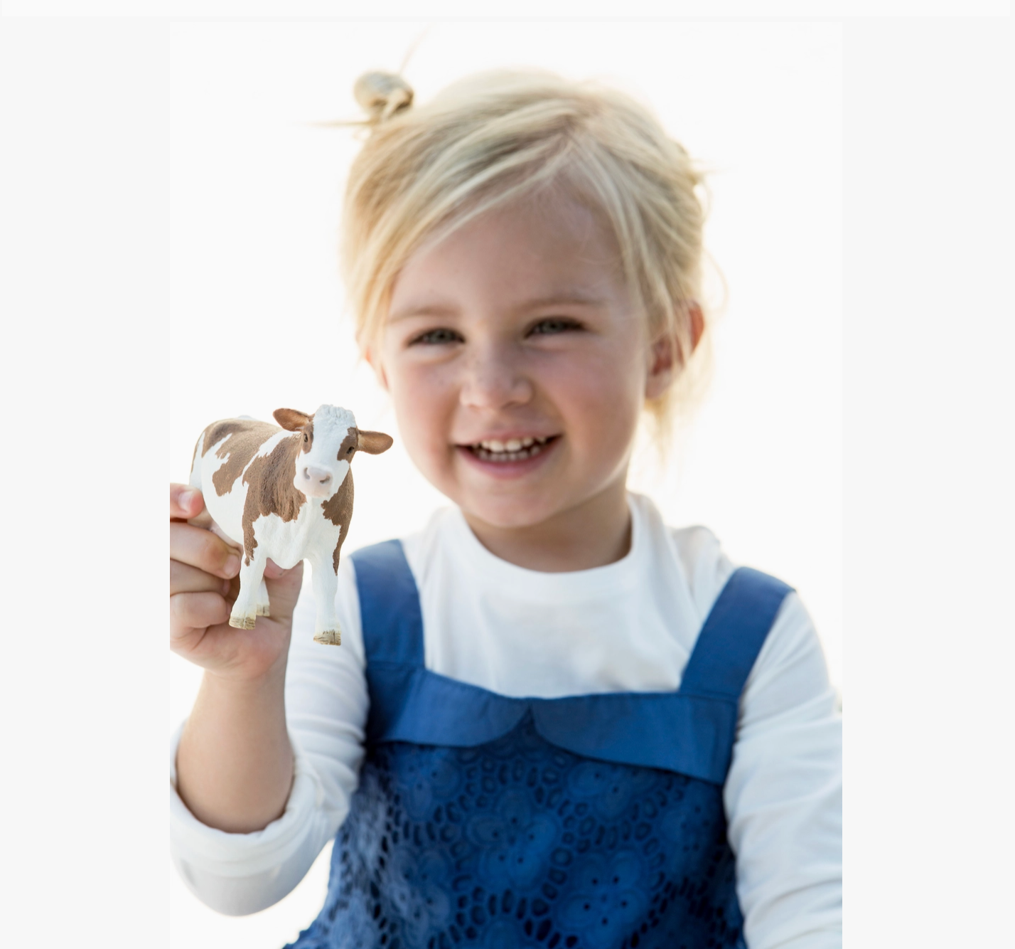 Simmental Cow Farm Animal Toy - Schleich