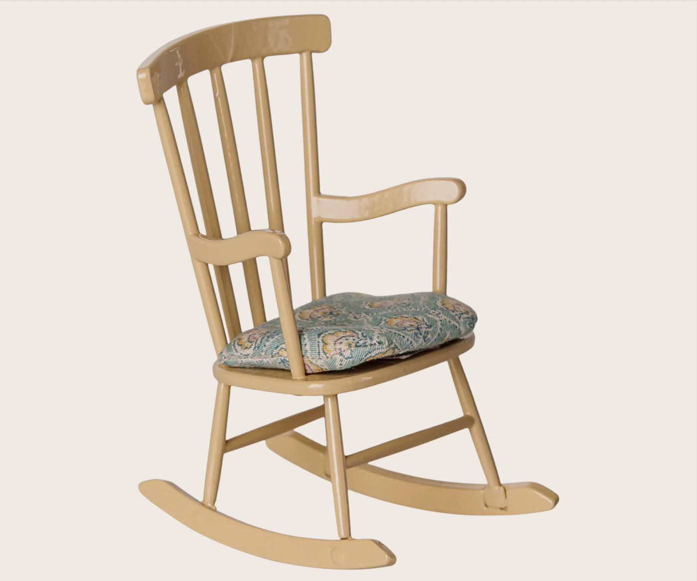PRE ORDER Rocking chair, Mouse - Wheat Maileg