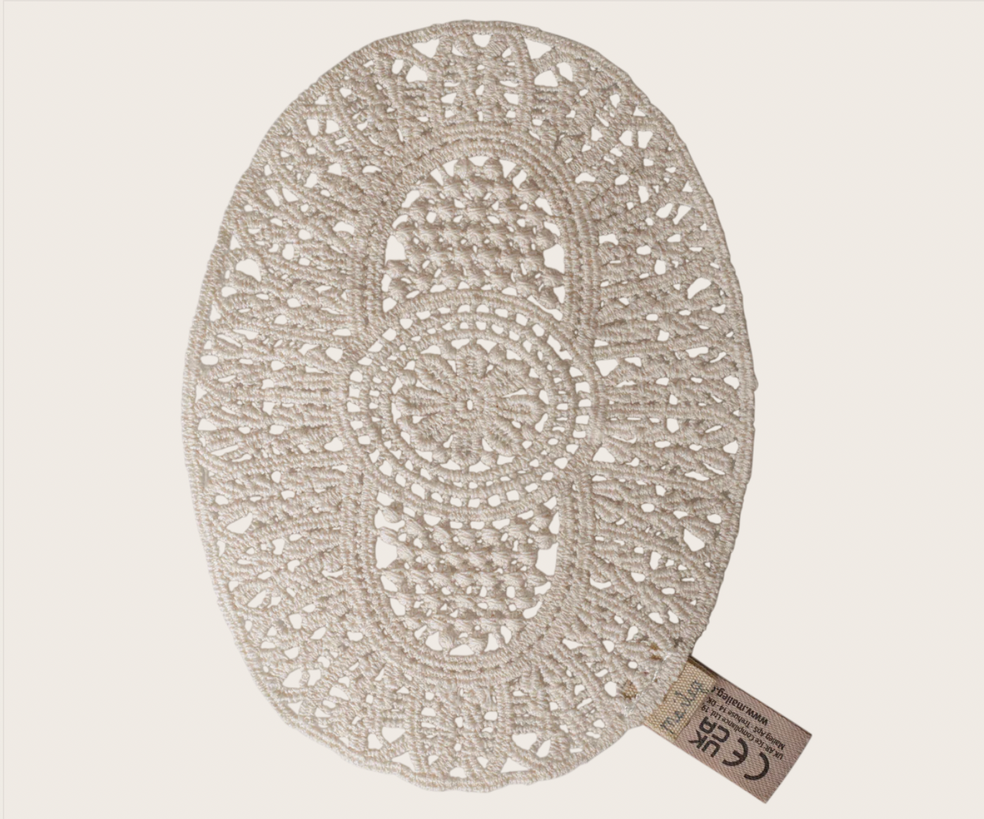 PRE ORDER Lace rug, Mouse Maileg