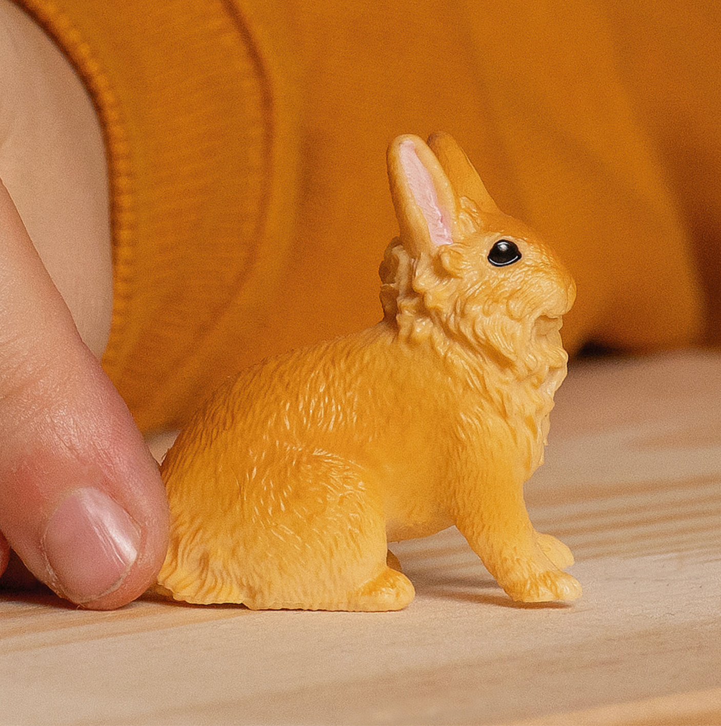Lionhead Rabbit Farm Animal Toy - Schleich