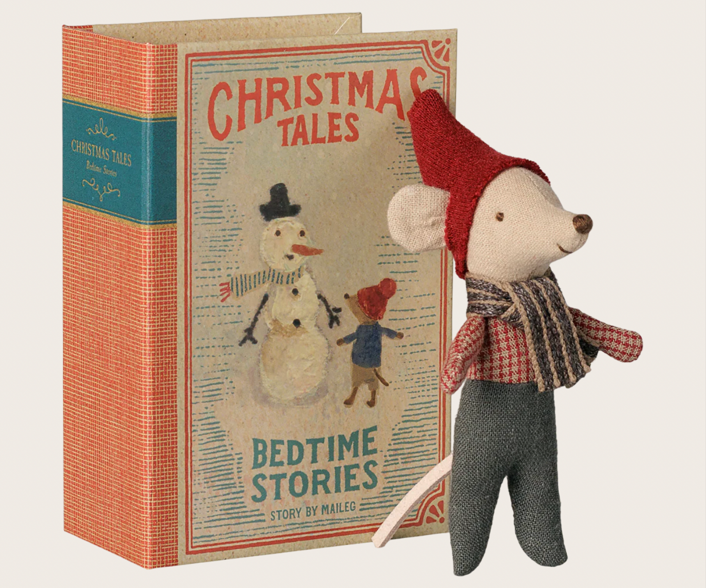 PRE ORDER Christmas mouse, Baby in book, Maileg