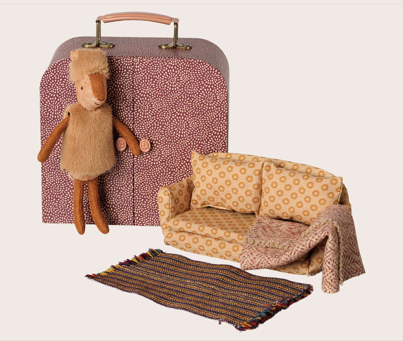PRE ORDER Reindeer in suitcase, Little sister - Maileg