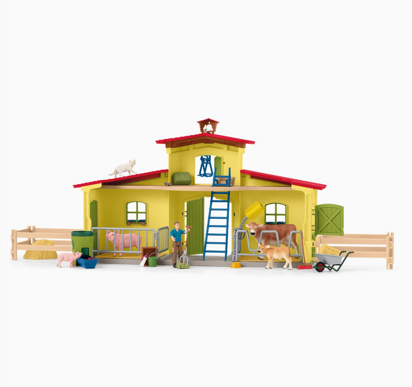 Large Farm (Yellow) Farm Figurine Toys Play Set Schleich