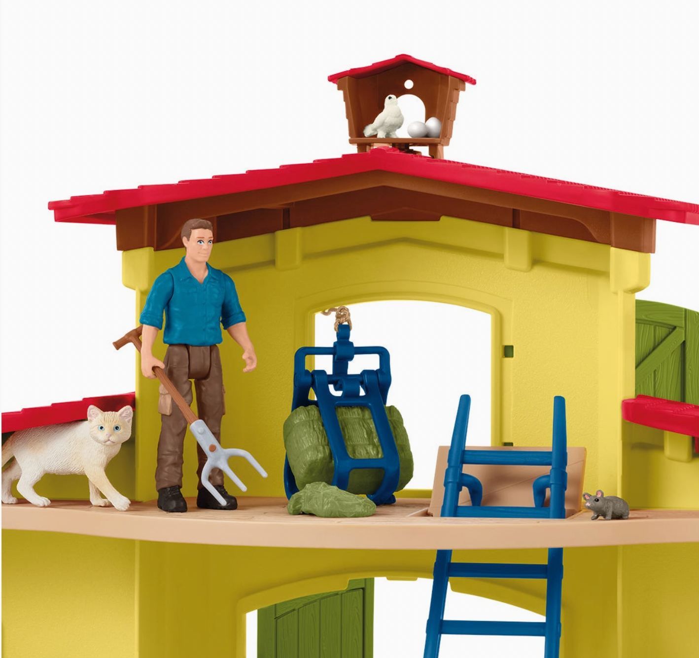 Large Farm (Yellow) Farm Figurine Toys Play Set Schleich
