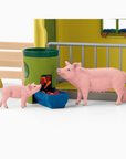 Large Farm (Yellow) Farm Figurine Toys Play Set Schleich