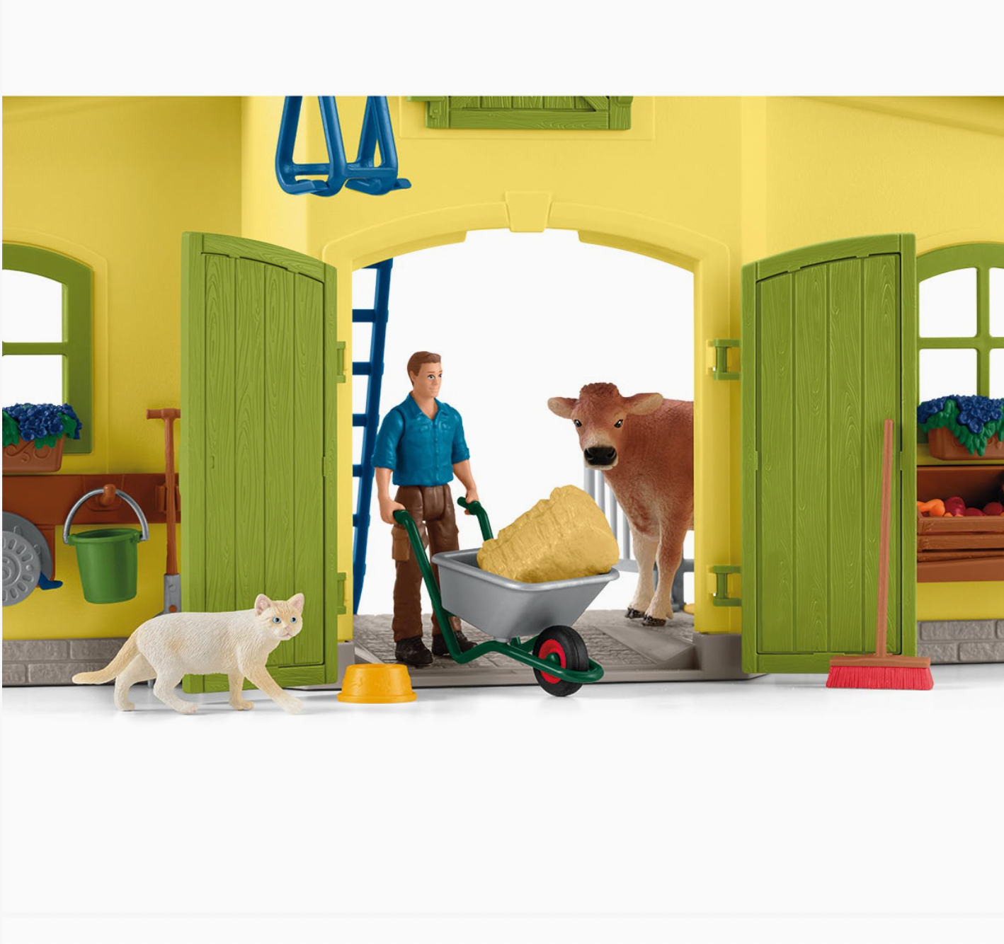 Large Farm (Yellow) Farm Figurine Toys Play Set Schleich
