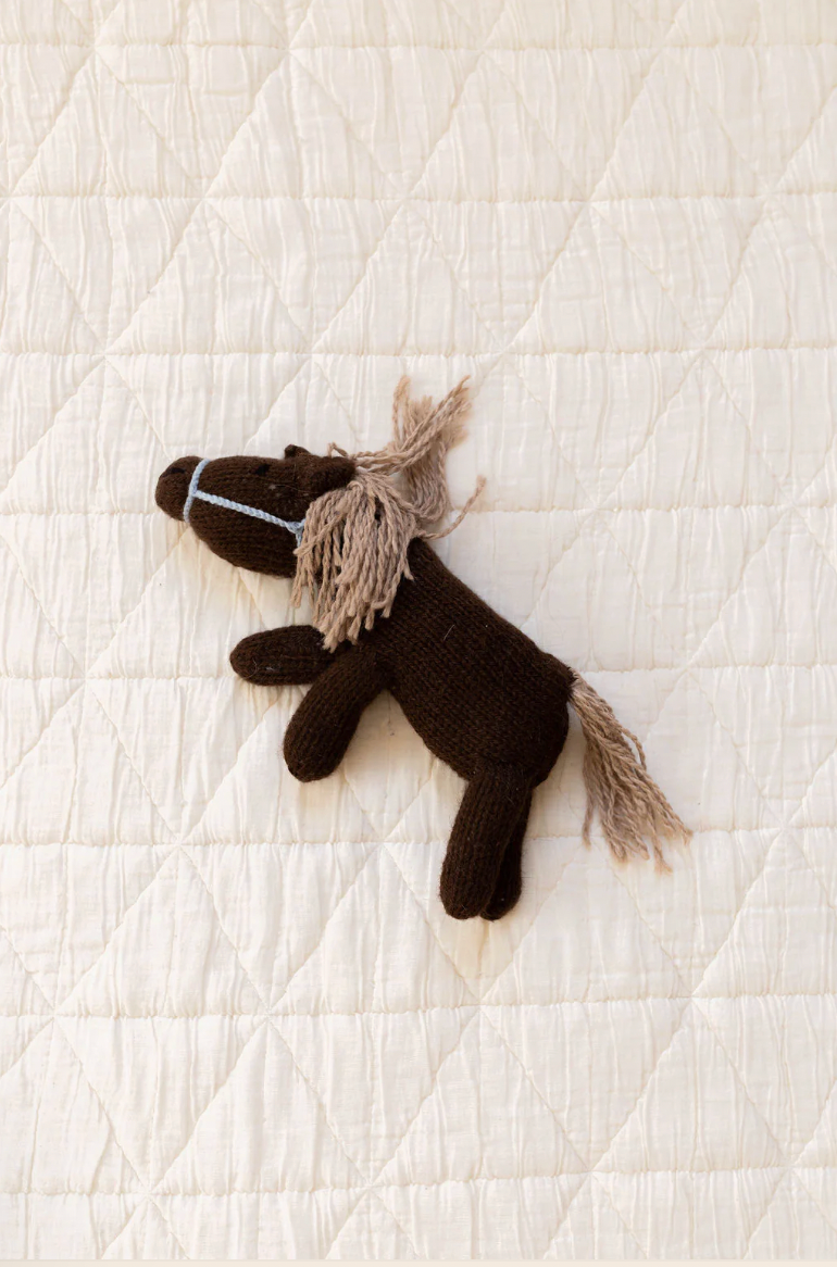 New Grain Knit Pony - Hank - cocoa