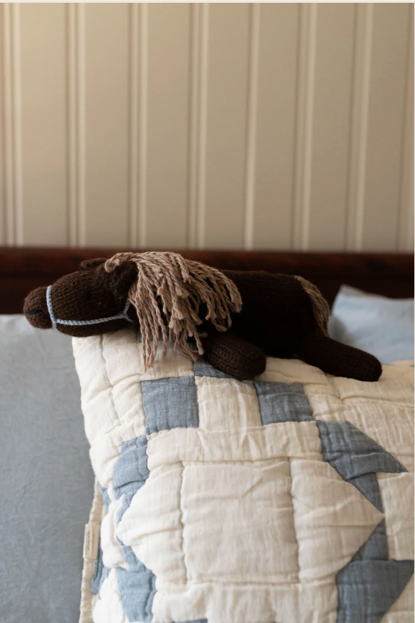 New Grain Knit Pony - Hank - cocoa