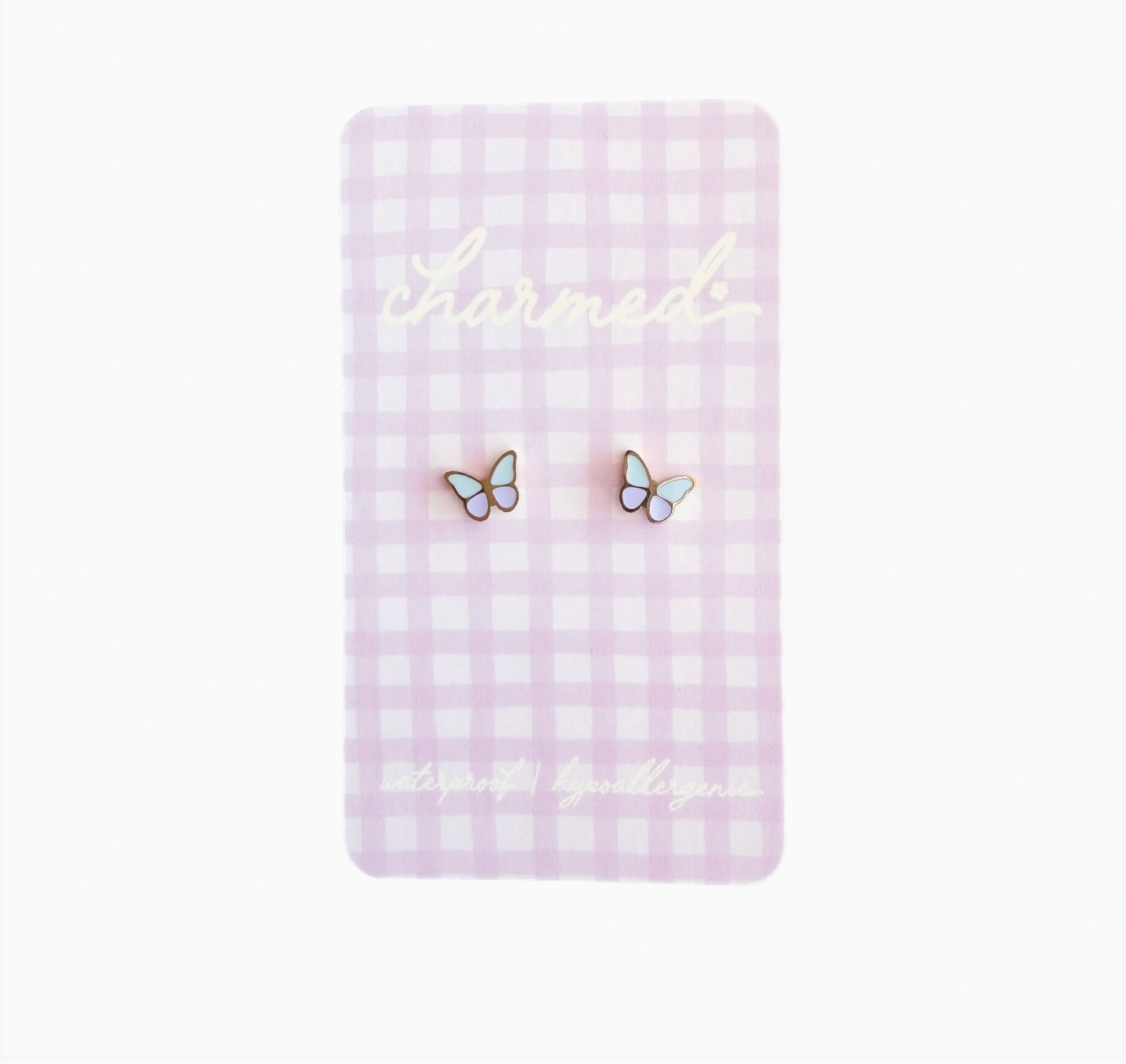 Colored Butterfly | Hypoallergenic &amp; Screw-Back Earrings