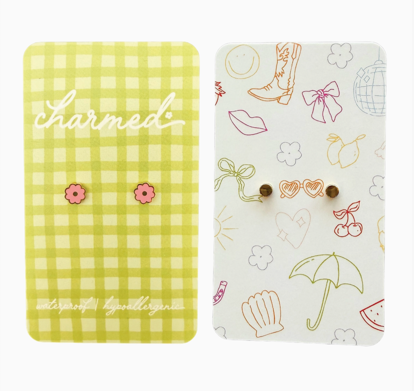 Pink Flower | Hypoallergenic &amp; Screw-Back Earrings