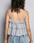 Romantic Lace Ruffle Tiered Top