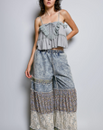 Romantic Lace Ruffle Tiered Top